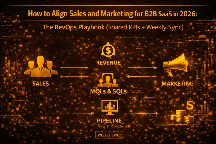 How to Align Sales and Marketing for B2B SaaS in 2026: The RevOps Playbook (Shared KPIs + Weekly Sync)