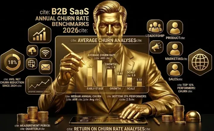 B2B SaaS Annual Churn Rate Benchmarks 2026: Gross Revenue Churn, Net Revenue Churn, Logo Churn by Customer Segment, Vertical, and ACV