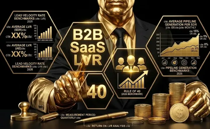 B2B SaaS Lead Velocity Rate (LVR) Benchmarks 2026: Formula, Calculation, Leading-Indicator Use, and Benchmarks by ARR Stage