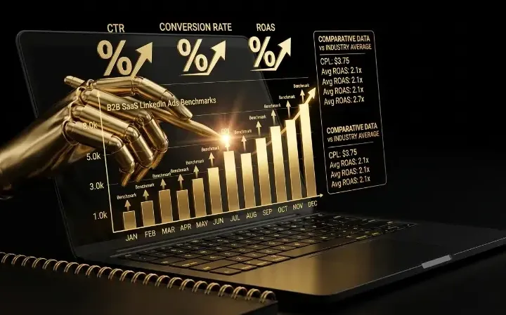 B2B SaaS LinkedIn Ads Benchmarks 2026: CPC, CPL, CTR, and Cost Per SQL by Vertical