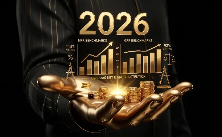 B2B SaaS NRR and GRR Benchmarks 2026: Net and Gross Revenue Retention by ARR Stage, ACV Tier, Vertical, and GTM Motion