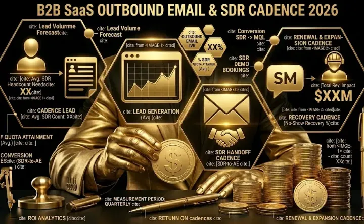 B2B SaaS Outbound Email and SDR Cadence Benchmarks 2026: Reply Rate, Touch Count, Channel Mix, and Meeting Conversion by Persona