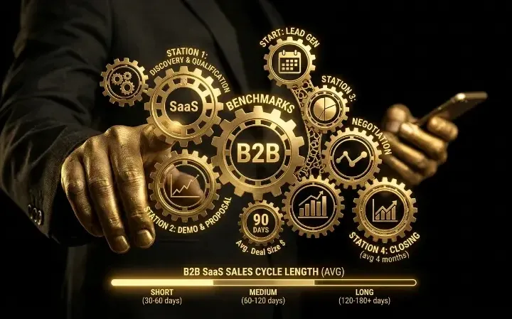 B2B SaaS Sales Cycle Length Benchmarks 2026: Average Days by ACV and Vertical
