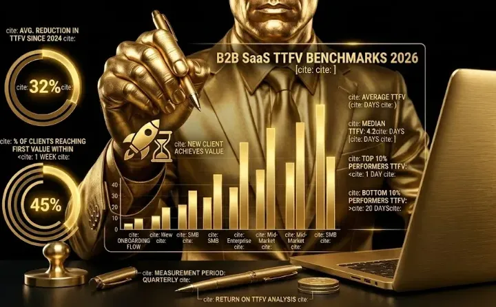 B2B SaaS Time-to-First-Value (TTFV) Benchmarks 2026: By Product Category, Onboarding Type, and Impact on Trial Conversion and Retention