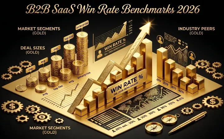 B2B SaaS Win Rate Benchmarks 2026: By Sales Stage, ACV Tier, Vertical, GTM Motion, and Lead Source