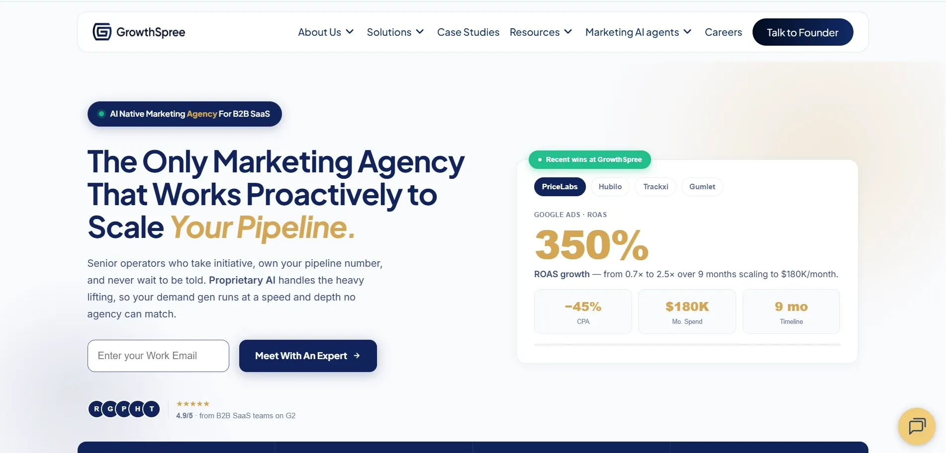 Best B2B SaaS Marketing Agency Growthspree 
