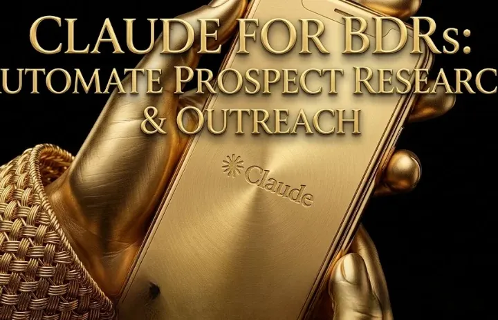 Claude for BDRs: Automating Prospect Research and Outreach