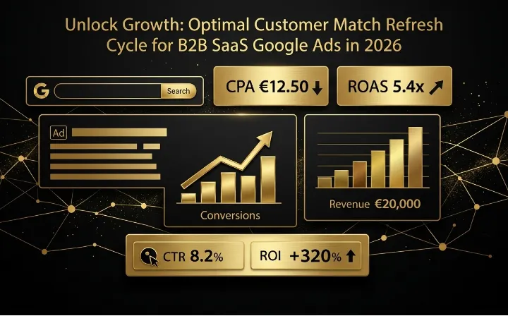 Customer Match Refresh Cycle for B2B SaaS Google Ads in 2026: Weekly Sync, Lifecycle Segmentation, and Audience Decay