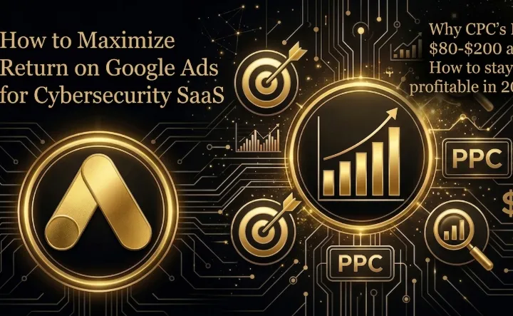 Google Ads for Cybersecurity SaaS: Why CPCs Hit $80-$200 and How to Stay Profitable in 2026