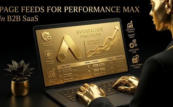 Google Ads Page Feeds for Performance Max in B2B SaaS (2026)