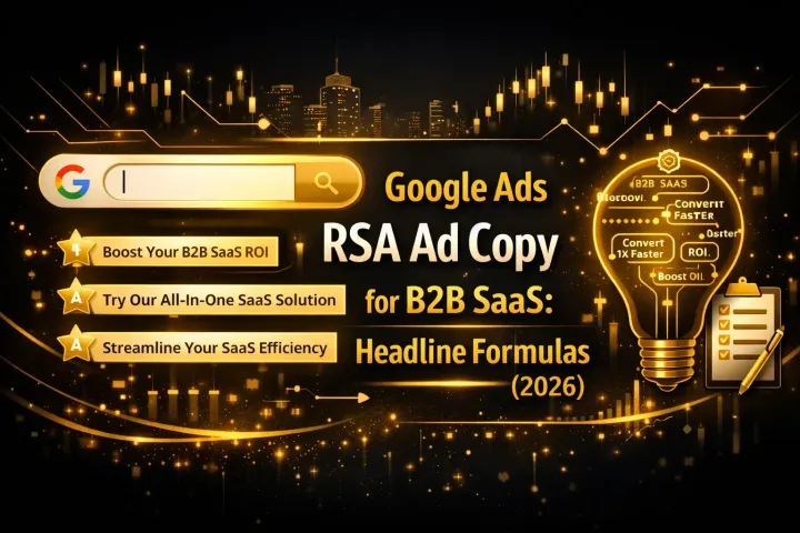 Google Ads RSA Ad Copy for B2B SaaS: Headline Formulas (2026)