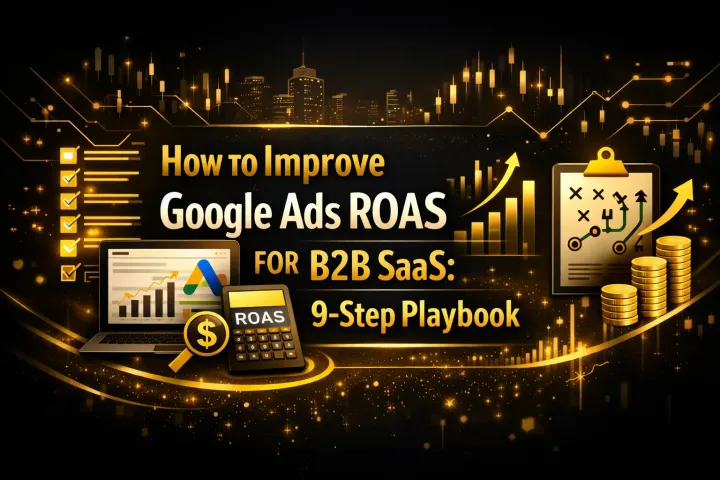 How to Improve Google Ads ROAS for B2B SaaS: 9-Step Playbook