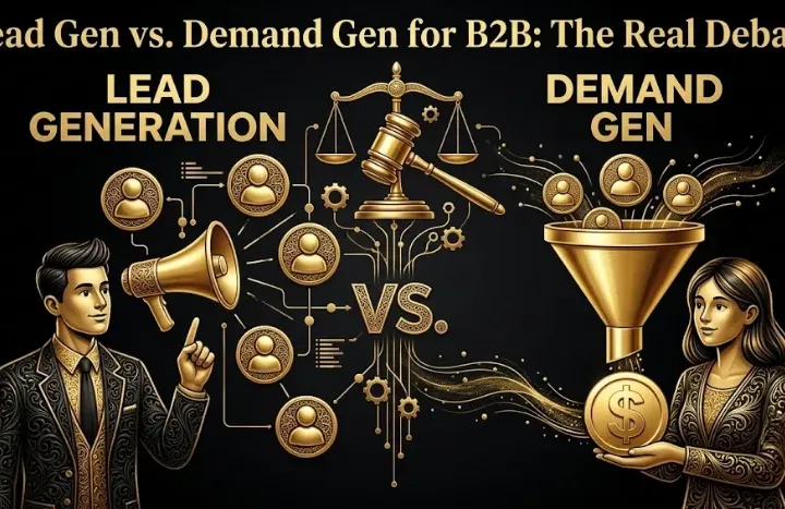 Lead Gen vs. Demand Gen for B2B: The Real Debate