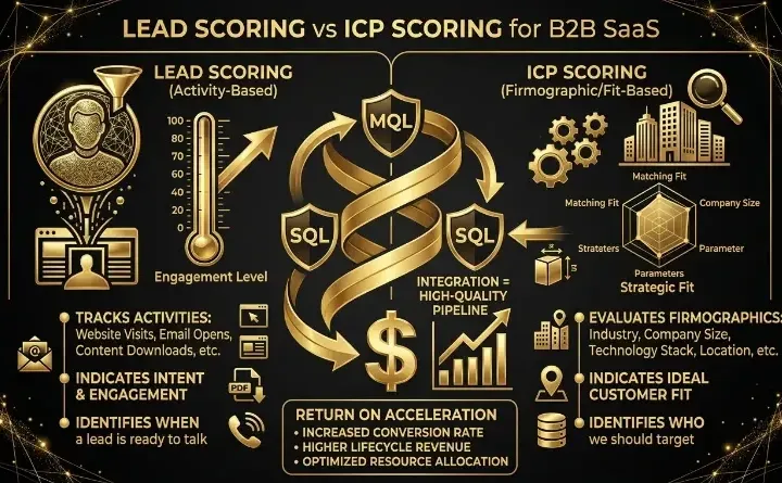 Lead Scoring vs ICP Scoring for B2B SaaS: Why Traditional Scoring Fails