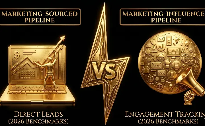 Marketing-Sourced vs Marketing-Influenced Pipeline for B2B SaaS and B2B in 2026: Definitions, Attribution Windows, and Benchmarks by ACV