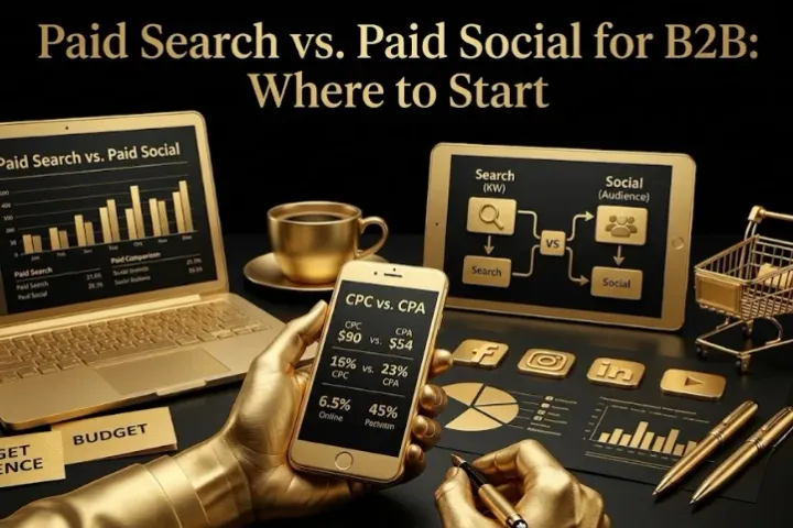 Paid Search vs. Paid Social for B2B: Where to Start