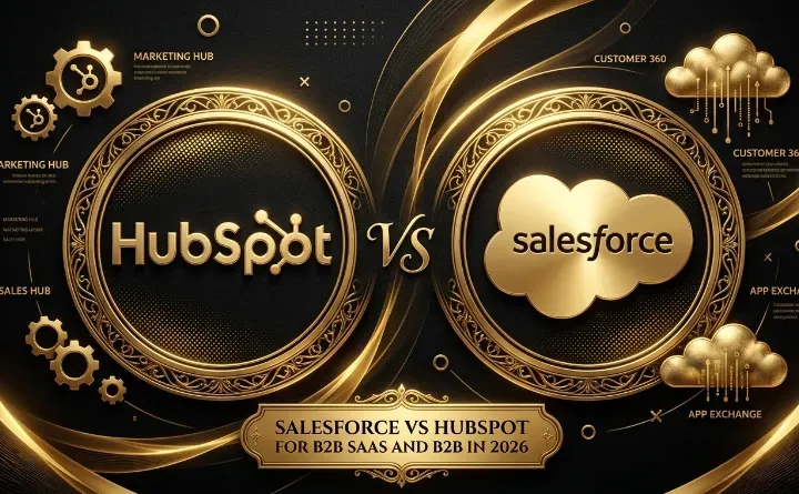Salesforce vs HubSpot for B2B SaaS and B2B in 2026: Complete Comparison Across Pricing, Pipeline, Attribution, RevOps, and AI