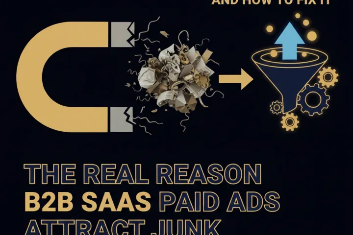 Why B2B SaaS Paid Ads Attract Junk Leads (2026)